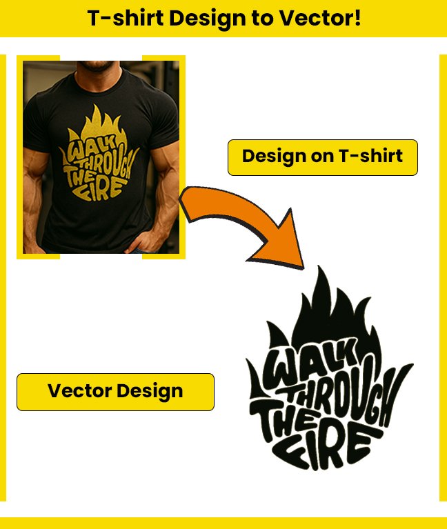 t shirt design to vector 02 T-shirt with a printed logo design