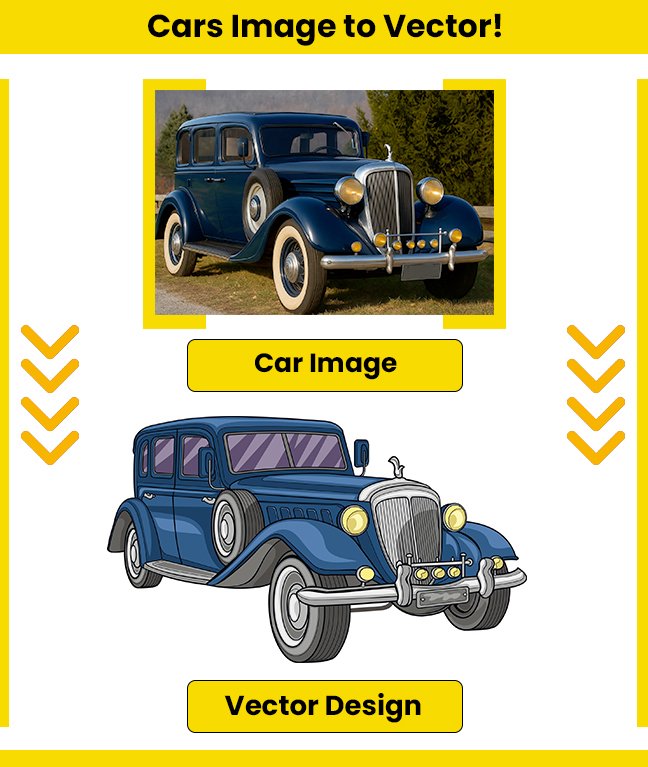 car design to vector 01 car design to vector 01